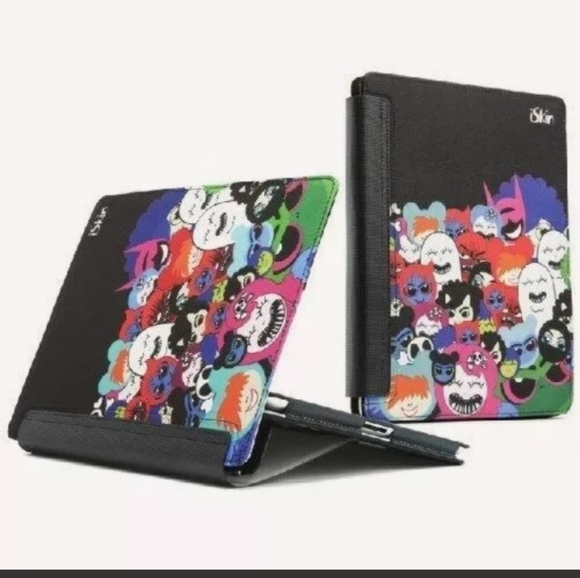 iPad 2 Case iskin Happy Friends Folio with Typing and Viewing Stand Aura Folding - Picture 1 of 8
